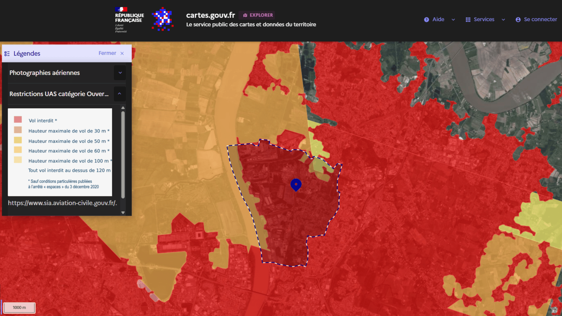 où voler avec un drone